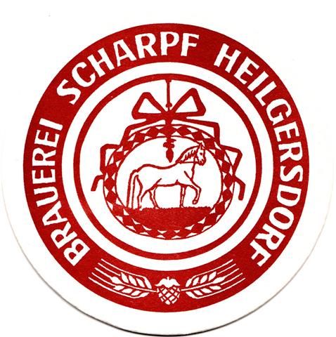selach co-by scharpf rund 2a (215-brauereischild mit pferd-rotbraun)